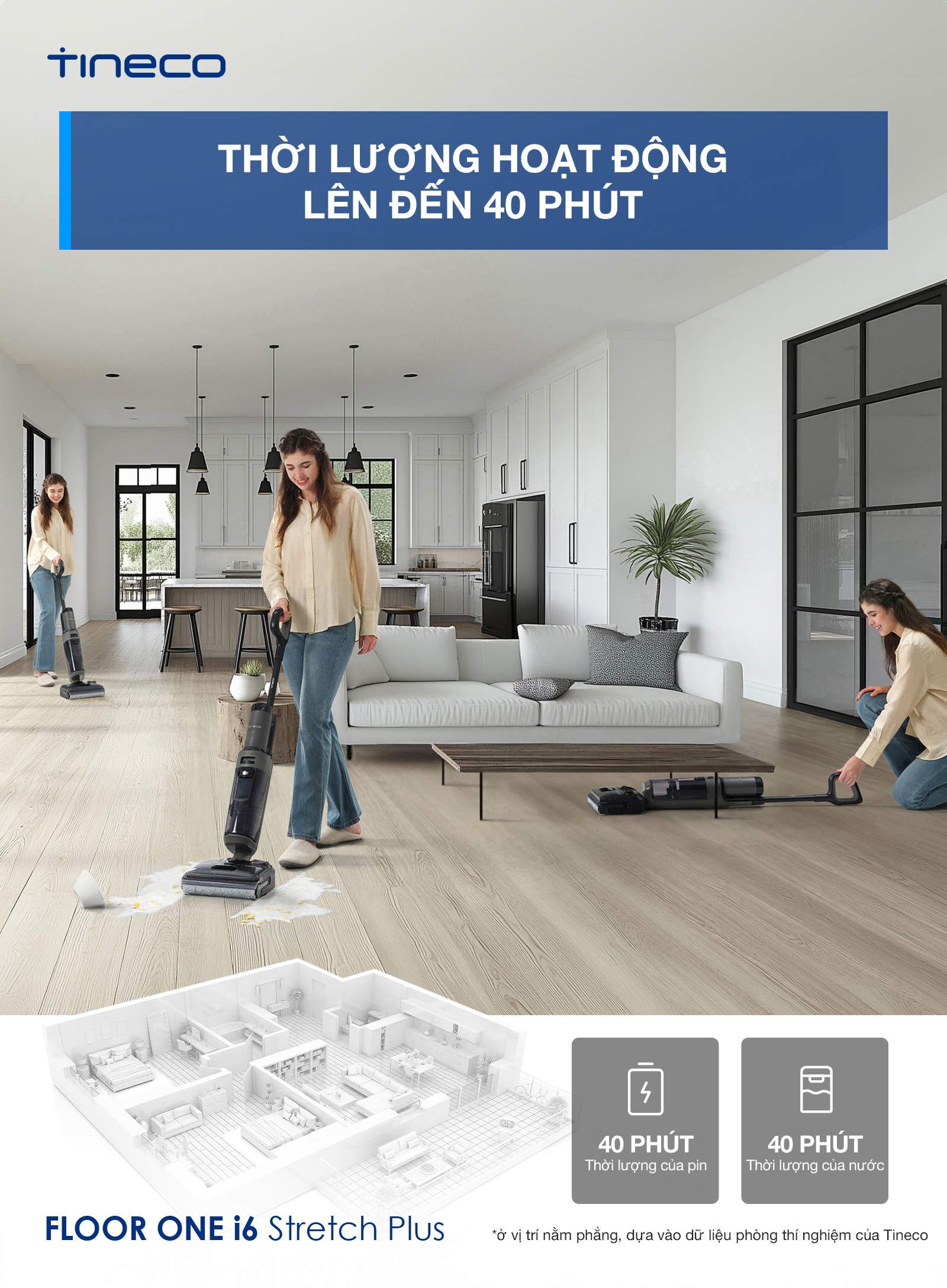 TINECO FLOOR ONE I6 STRETCH PLUS