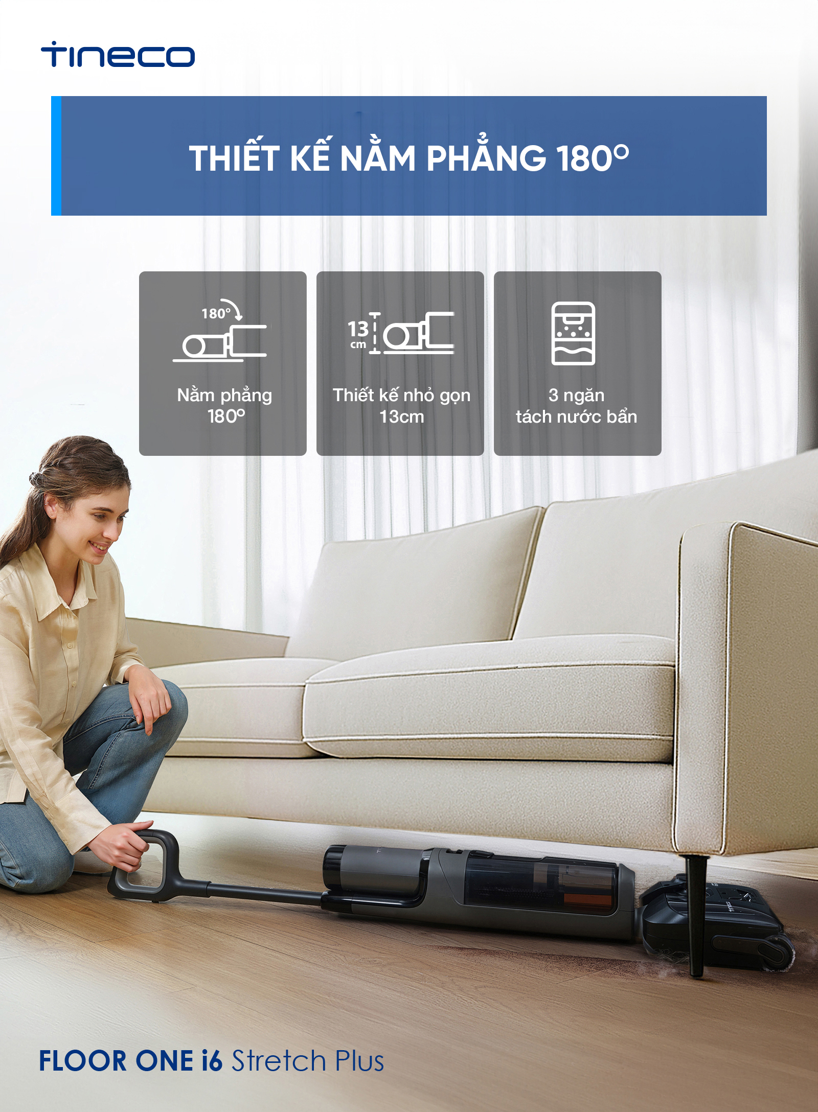 TINECO FLOOR ONE I6 STRETCH PLUS