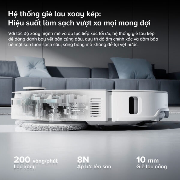 Robot hút bụi lau nhà Roborock Qrevo EdgeT