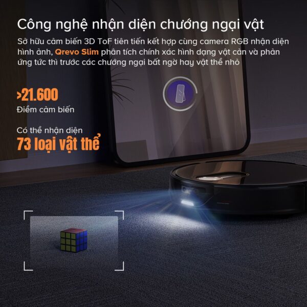 Robot hút bụi lau nhà Roborock Qrevo Slim