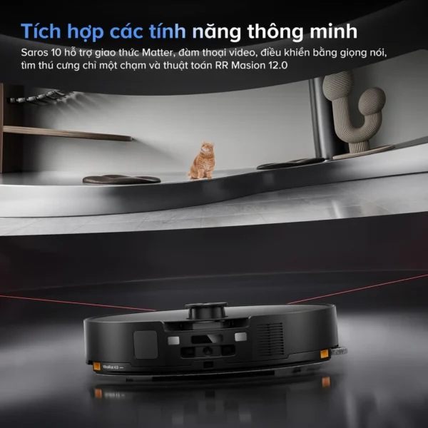 Robot hút bụi lau nhà Roborock Saros 10