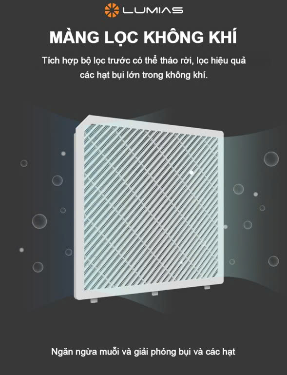 Máy hút ẩm Lumias LMD-20L – 20L/ngày, 20-40m2
