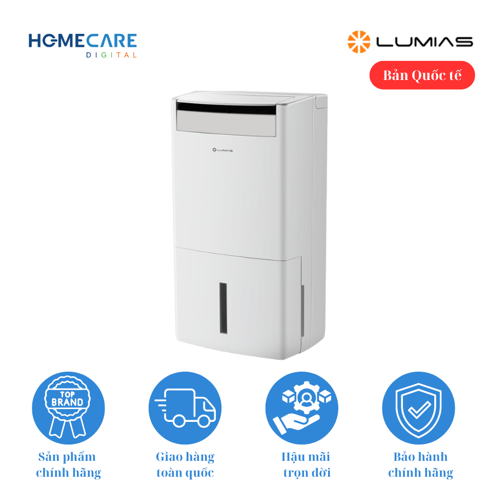 Máy hút ẩm 26L Lumias D6E-26L – 90m