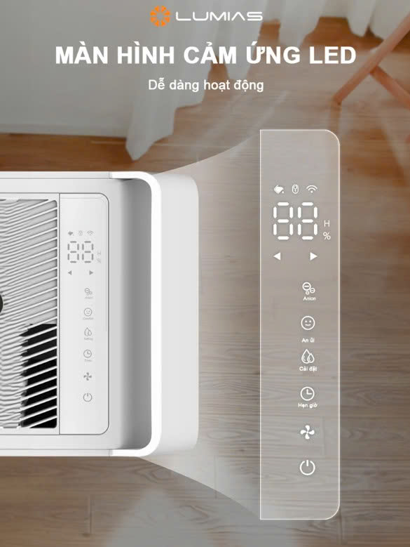Máy hút ẩm Lumias LMD-20L – 20L/ngày, 20-40m2