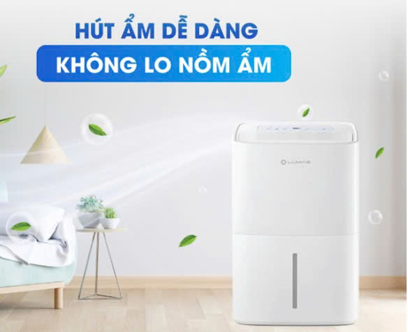 Máy hút ẩm 60L Lumias D6E-60L – 160m